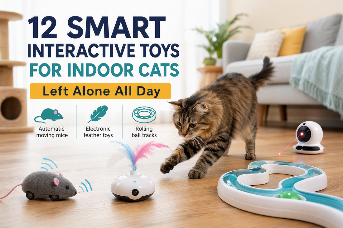 12 Smart Interactive Toys for Indoor Cats Left Alone All Day