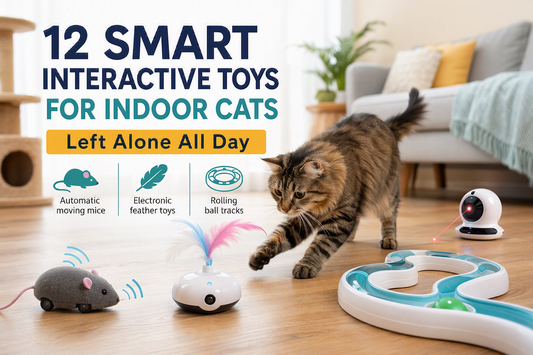 12 Smart Interactive Toys for Indoor Cats Left Alone All Day
