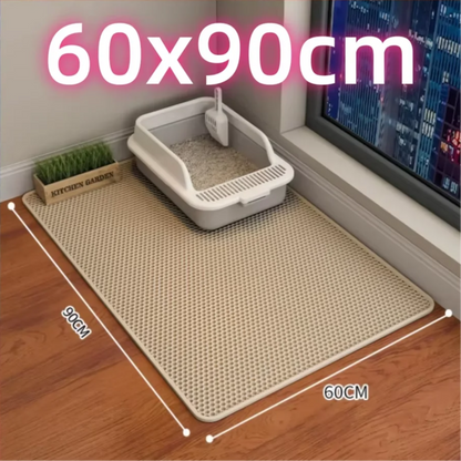 Cat Litter Mat – Double-Layer Honeycomb Trapping for Cats