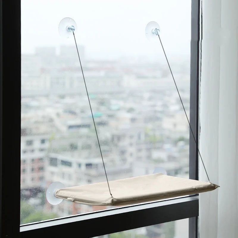 Window Cat Hammock – Suction Cup Hanging Bed for Indoor Cats