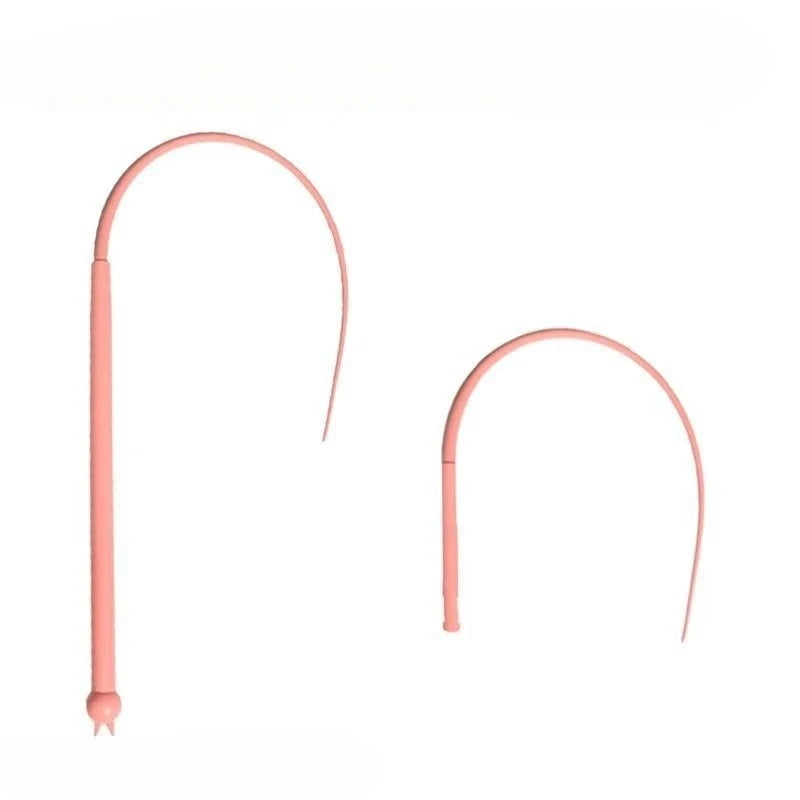 Silicone Cat Teaser Wand Toy – Interactive Mouse Tail Stick for Kittens
