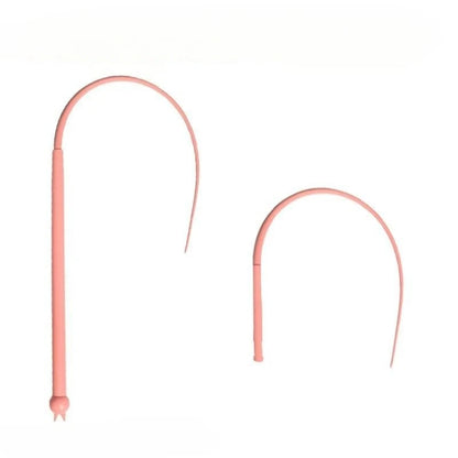 Silicone Cat Teaser Wand Toy – Interactive Mouse Tail Stick for Kittens