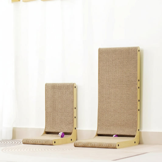Cat Scratcher Lounge – L-Shaped Cardboard Couch for Cats