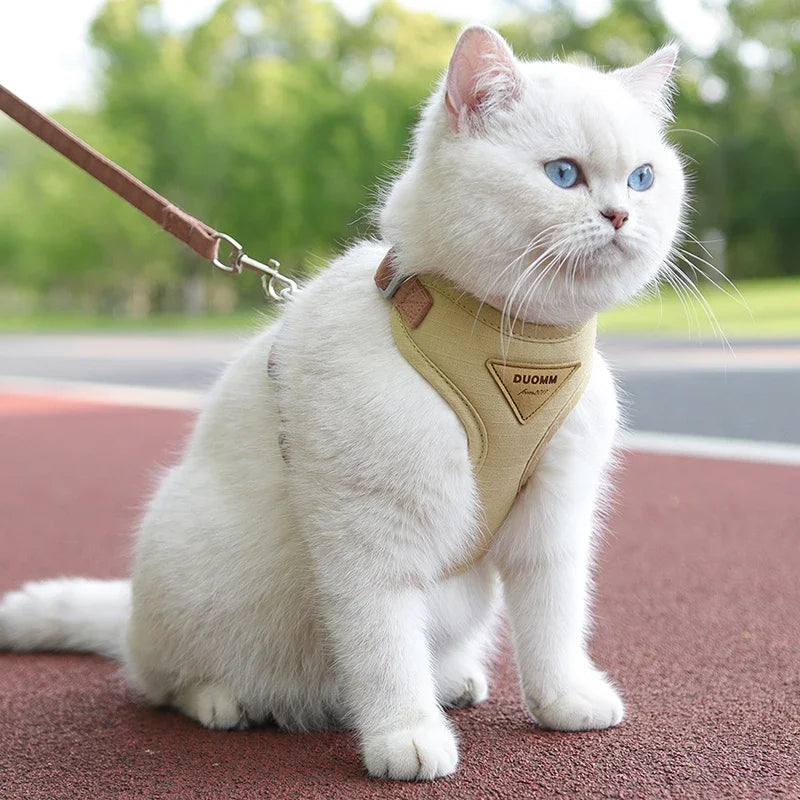 Cat Harness & Leash Set – Escape-Proof Soft Mesh for Cats