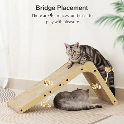 Cat Scratcher Lounge – L-Shaped Cardboard Couch for Cats