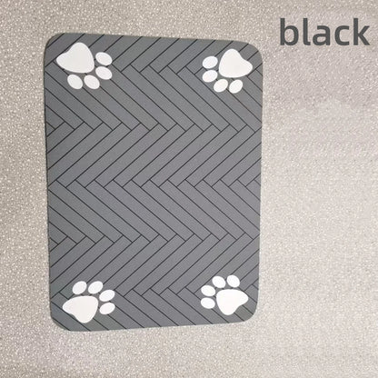 Absorbent Pet Feeding Mat – Waterproof Non-Slip Placemat for Cat Food Bowls