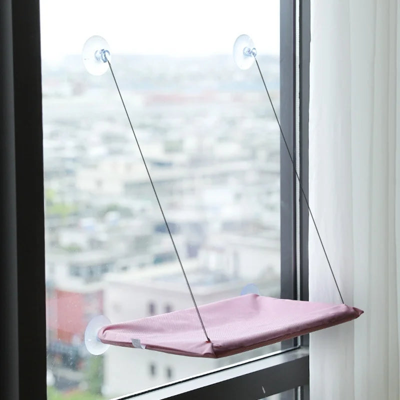 Window Cat Hammock – Suction Cup Hanging Bed for Indoor Cats