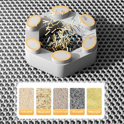 Cat Litter Mat – Double-Layer Honeycomb Trapping for Cats
