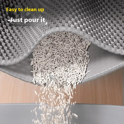 Cat Litter Mat – Double-Layer Honeycomb Trapping for Cats