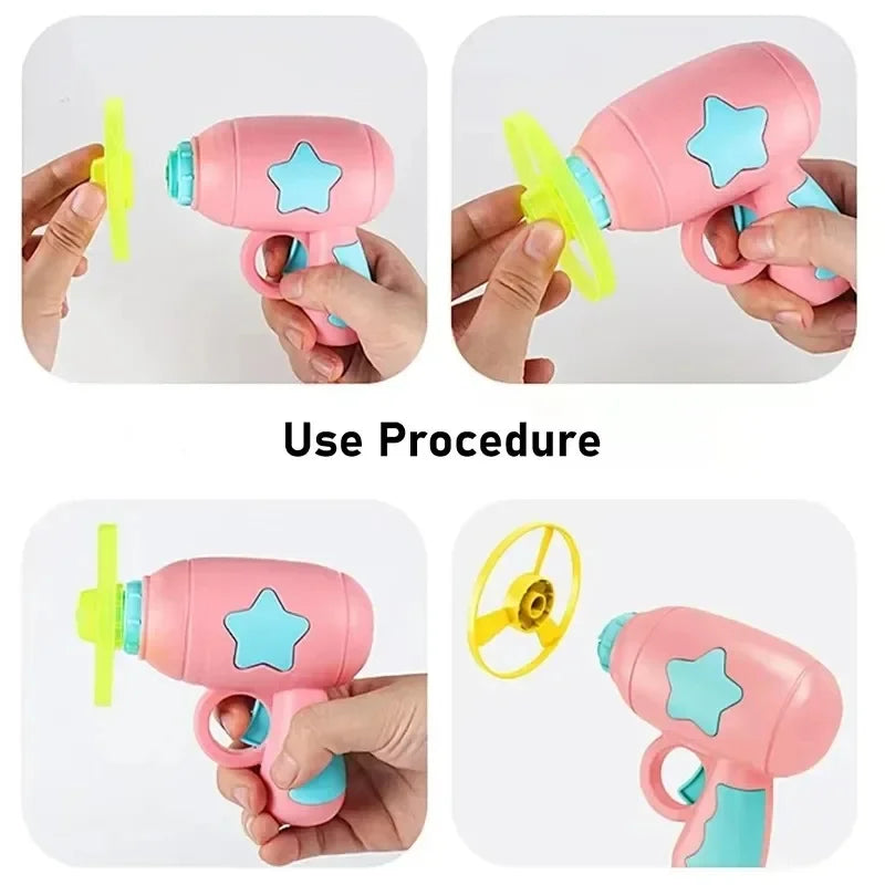 Interactive Cat Toy – Mini Flying Disc Launcher for Kittens