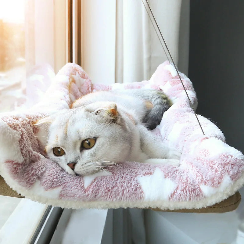 Window Cat Hammock – Suction Cup Hanging Bed for Indoor Cats