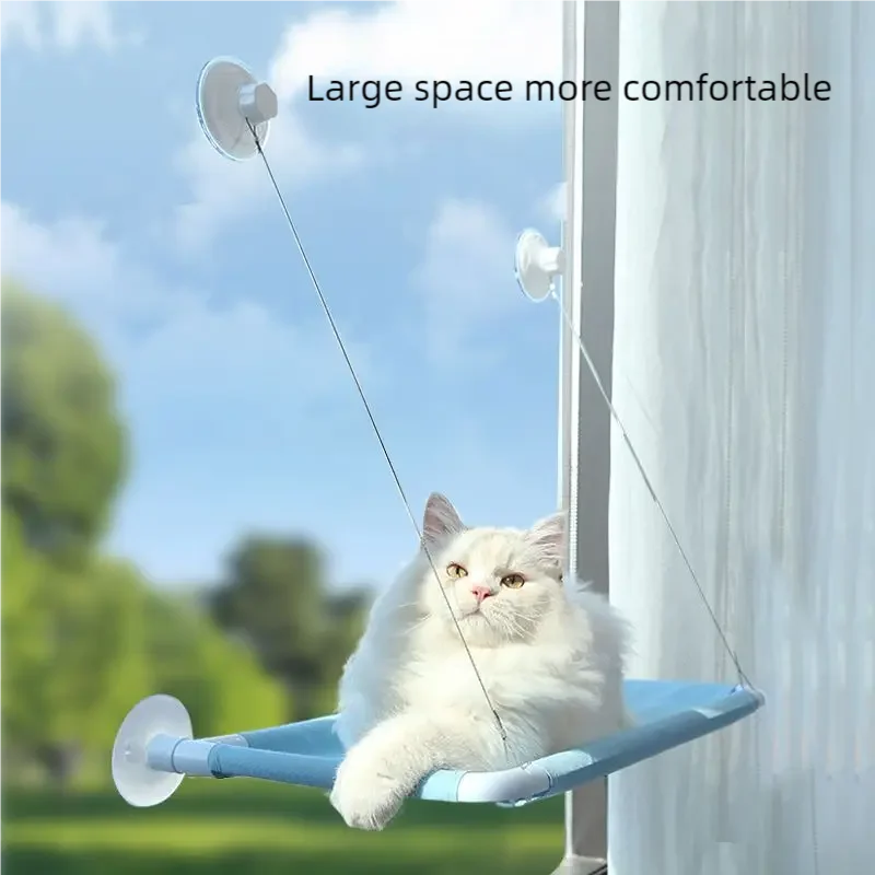 Window Cat Hammock – Suction Cup Hanging Bed for Indoor Cats