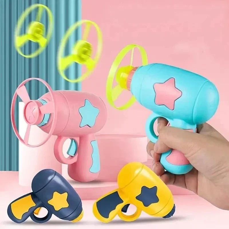 Interactive Cat Toy – Mini Flying Disc Launcher for Kittens