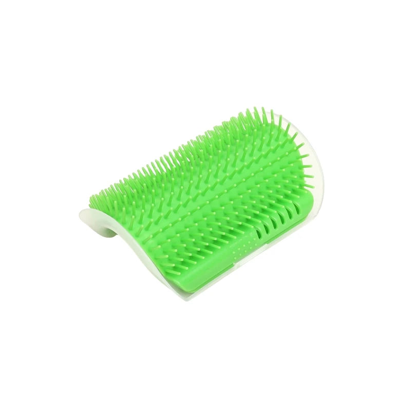Cat Corner Grooming Brush – Self-Grooming Wall Massager